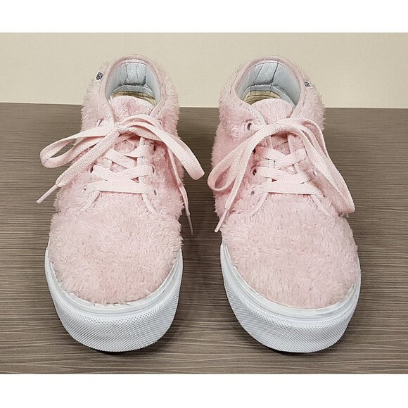 Vans Faux Shearling Chukka Sneaker, Pink, Womens Size 5 - Picture 2 of 7